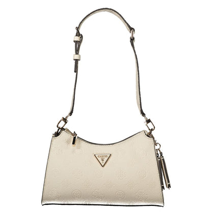 Guess Jeans Beige Polyethylene Women Handbag