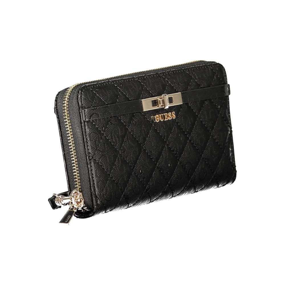 Guess Jeans Black Polyethylene Women Wallet
