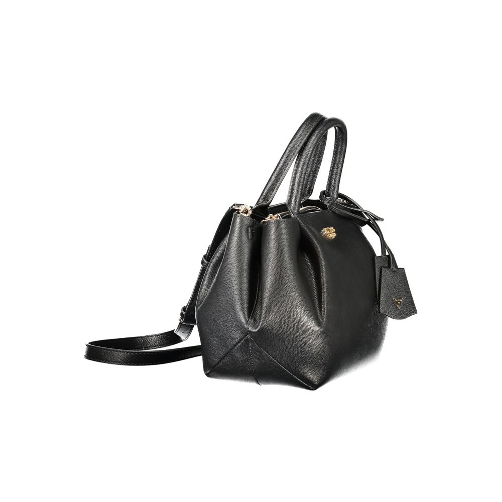 Front view with bag zipped and handles upright.