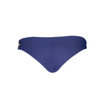 Karl Lagerfeld Blue Elastane Swimwear with lined interior and contrasting details.