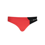 Karl Lagerfeld Red Elastane Swimwear swim briefs with lined interior and contrasting details featuring the logo.