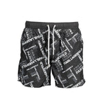 Karl Lagerfeld Black Polyester Swimwear