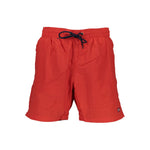 Norway 1963 Red Polyamide Swimwear with elastic waistband and pockets
