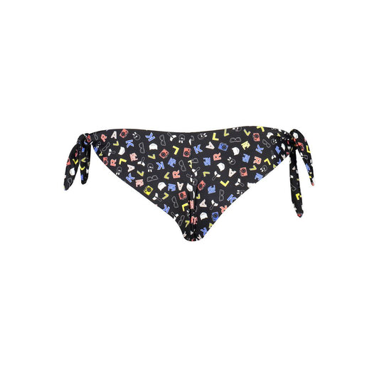 Karl Lagerfeld Black Elastane Swimwear swim briefs with adjustable straps and logo design