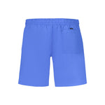 Norway 1963 Blue Polyamide Swimwear, elastic waistband with laces and pockets, stylish design, ideal for swimming and beachwear.