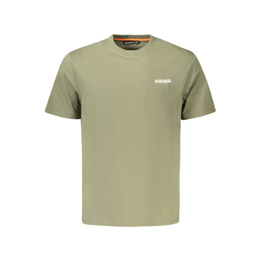 Napapijri Green Cotton Men T-Shirt