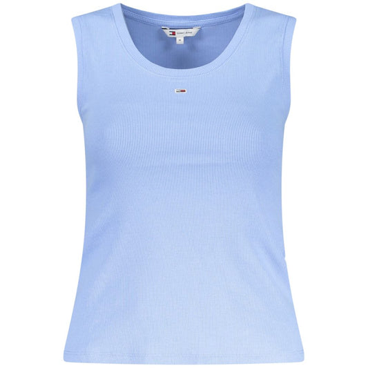 Tommy Hilfiger Blue Cotton Tank Top