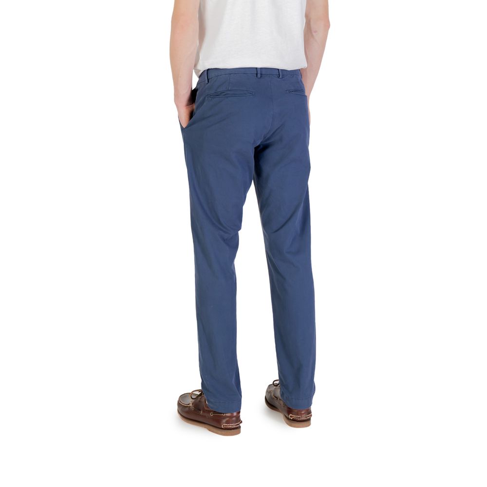 Borghese Blue Cotton Skinny Pants
