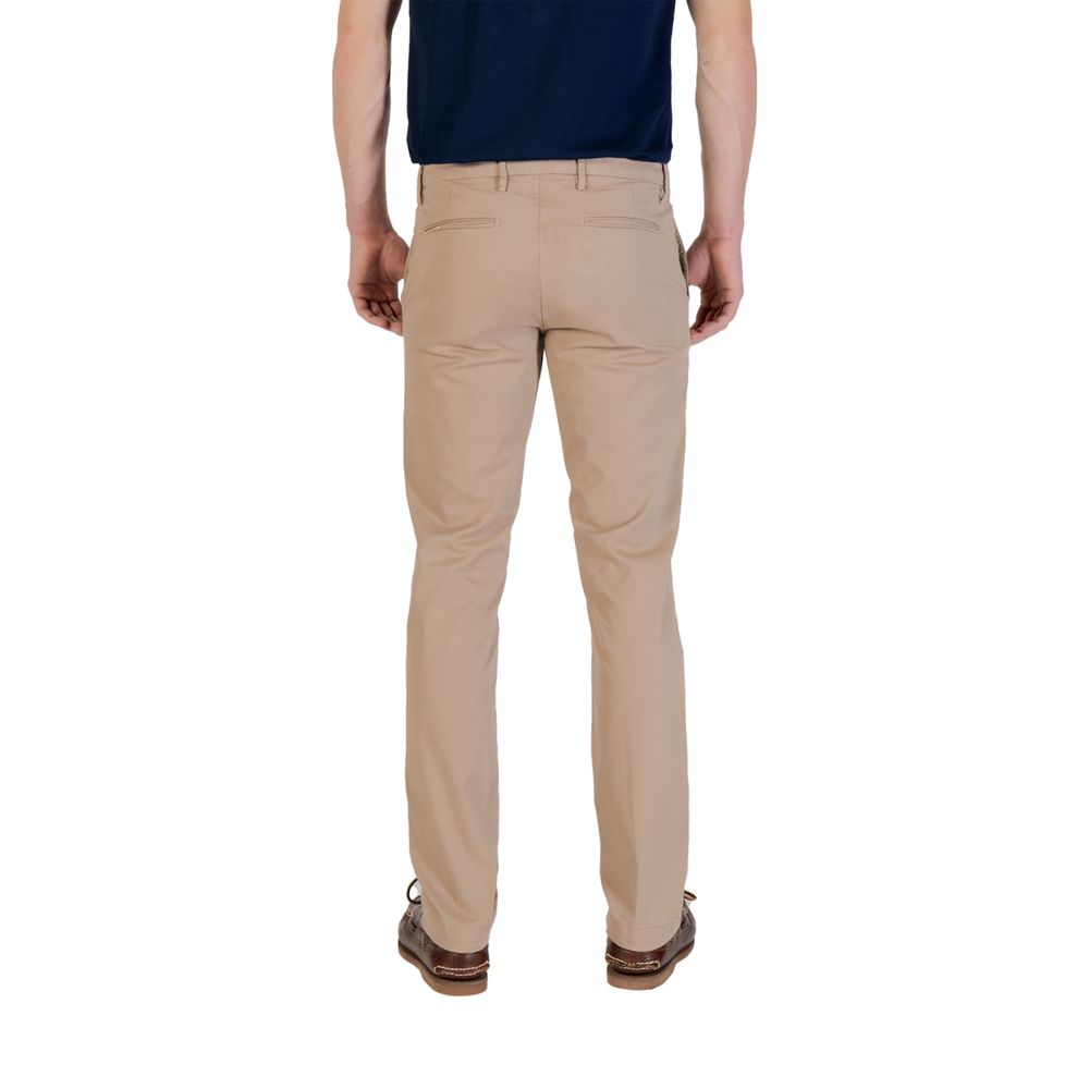 Borghese Beige Cotton Skinny Pants