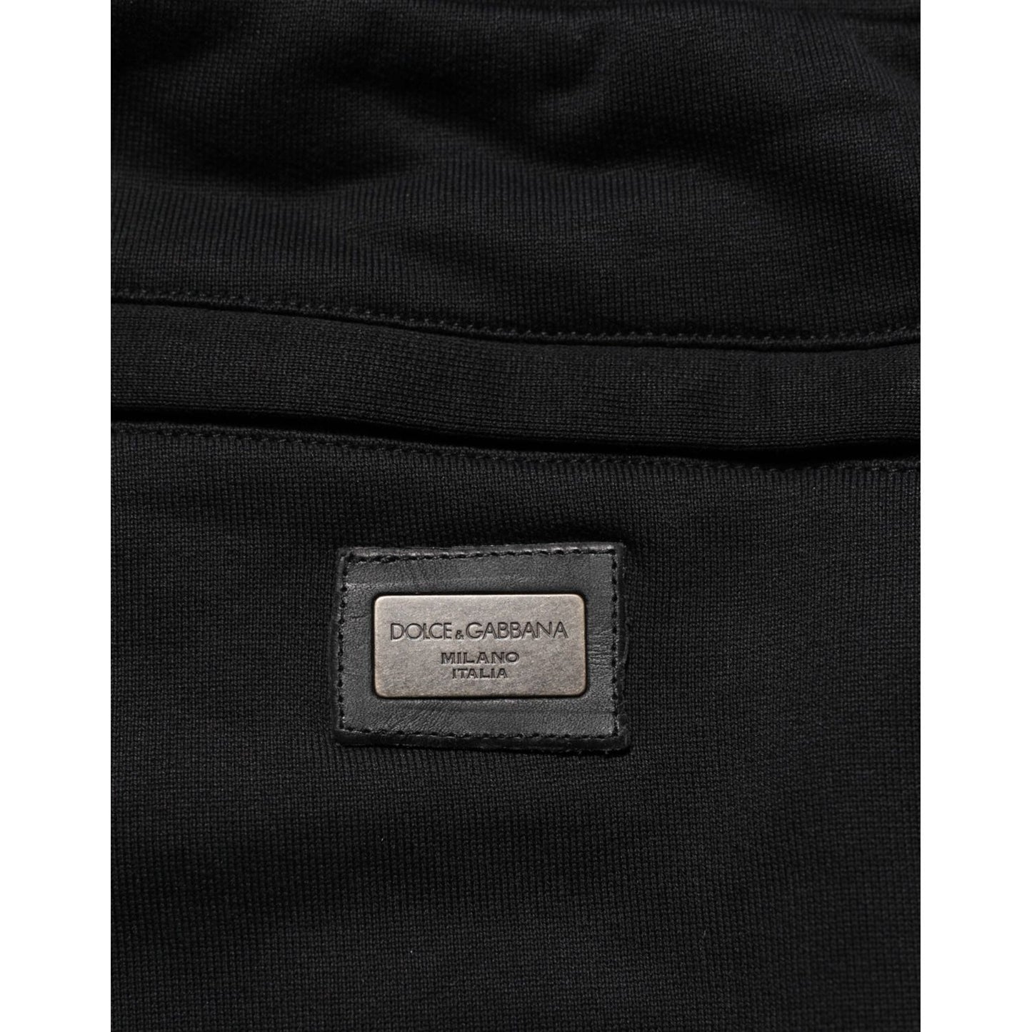 Dolce & Gabbana Black Cotton Jogger Sweatpants Trouser Pants
