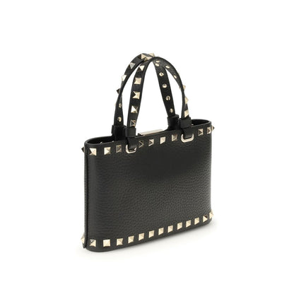 Valentino Garavani Black Leather Shoulder Bag