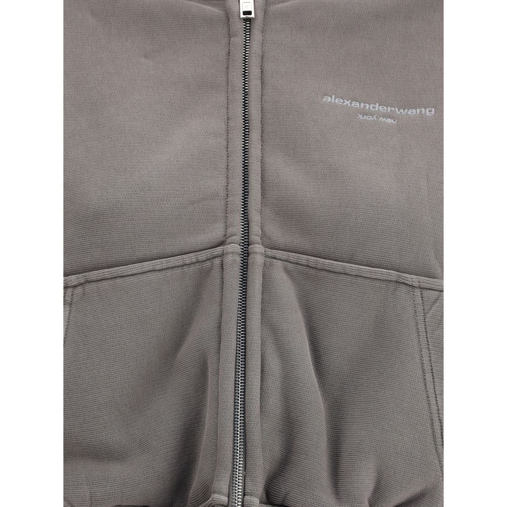 Front view with bag zipped and handles upright.