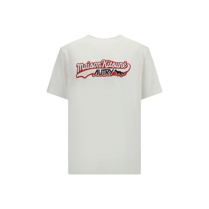 Autry White Cotton T-Shirt