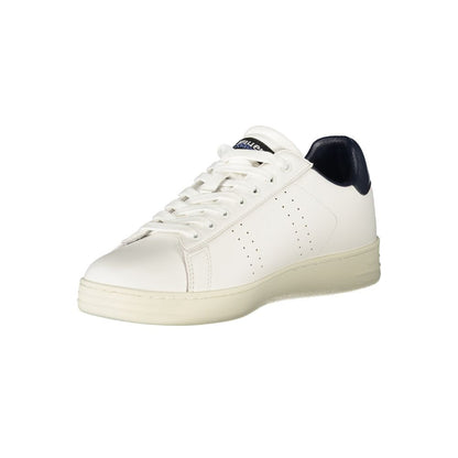 Blauer White Polyurethane Men's Sneaker
