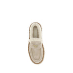 Prada Suede Loafers with shearling
