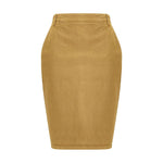 Saint Laurent Denim Pencil Skirt