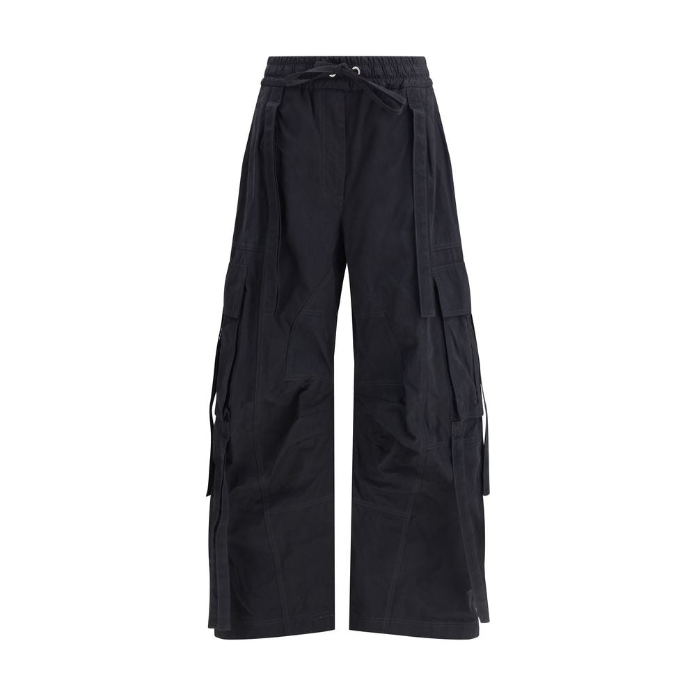 Dolce & Gabbana Black Cotton Cargo Pants
