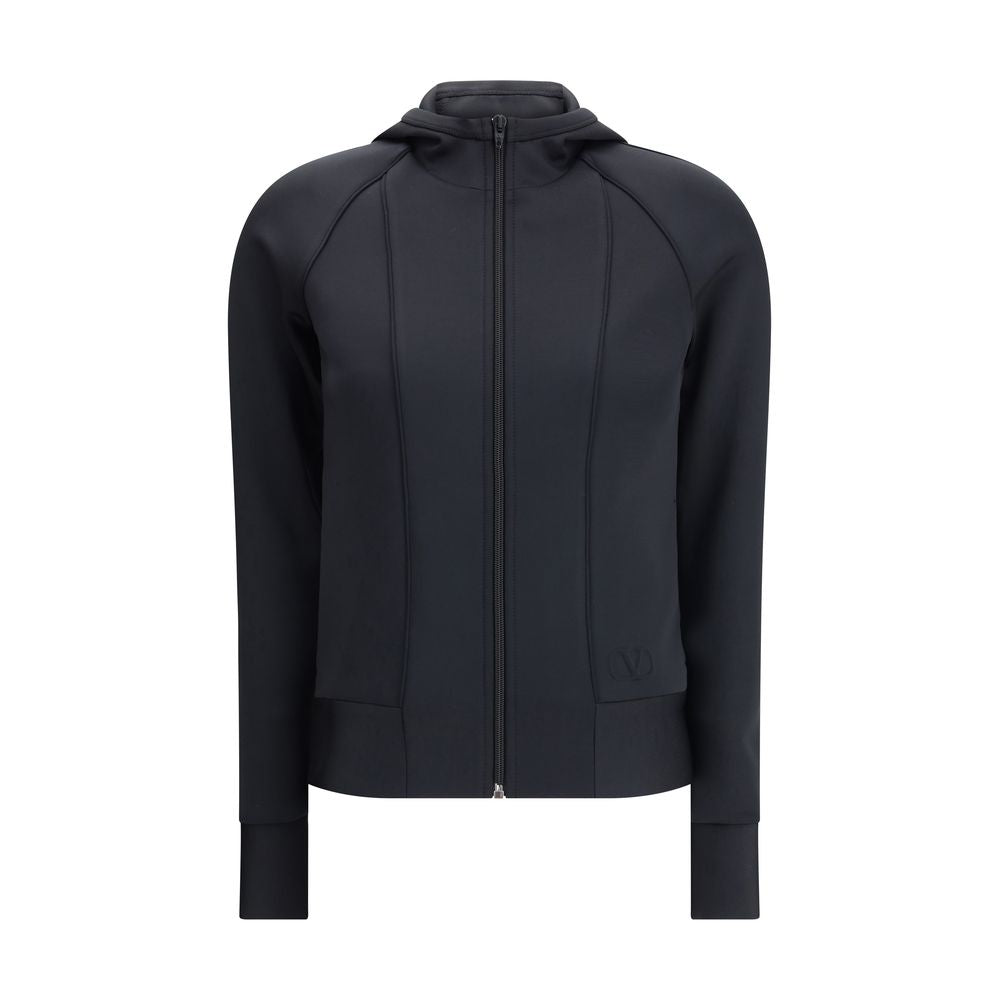 Valentino Black Polyester Sweatshirt