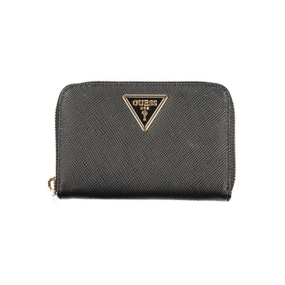 Guess Jeans Black Polyethylene Wallet