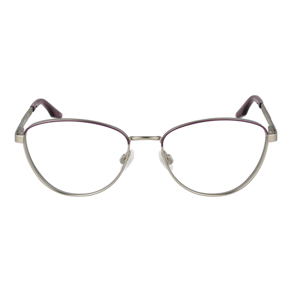 Converse Purple Metal Glasses (Frames) with full-rim cat eye style for women, made from purple metal, featuring spring hinge.