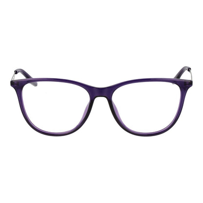 Converse Purple Metal Glasses (Frames) for women, cat-eye style with full-rim purple metal frame, 53mm lenses, includes branded case.