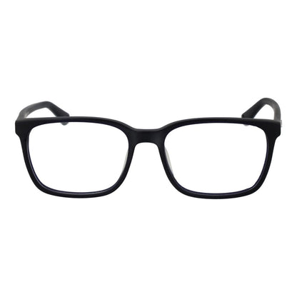 Police Blue Cellulose Acetate Glasses (Frames) for men with full-rim rectangle design and spring hinge, main color blue.