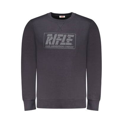 Rifle Blue Cotton Men Sweatshirt