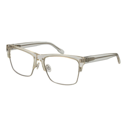 Spy Transparent Plastic Glasses (Frames), unisex full-rim style with rectangle design, clear plastic lenses, 57-18-145 size.