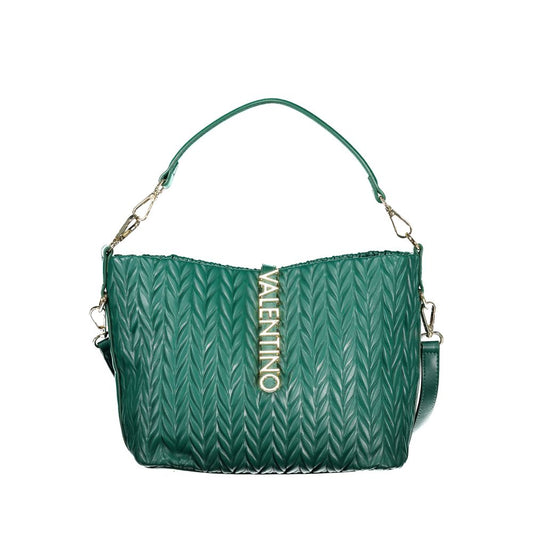 Valentino Verde Polyurethane Women's Bag with Adjustable Shoulder Strap