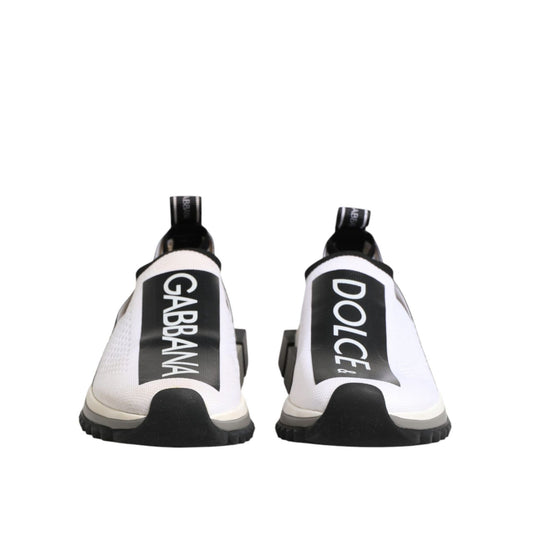 Dolce & Gabbana White Logo Low Top Sorrento Sneakers Shoes