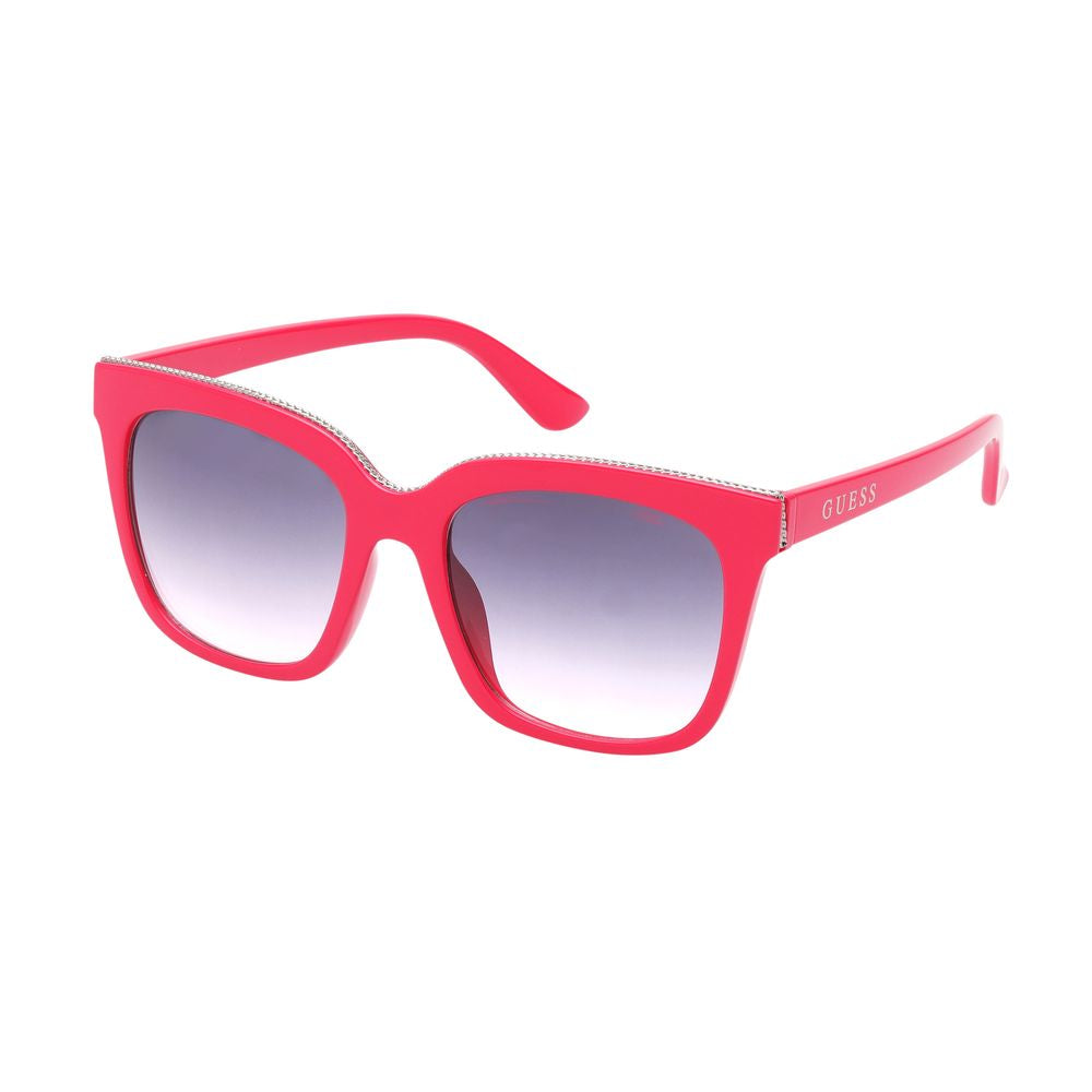 Guess Multicolor Resin Sunglasses in pink, model GO00045-5572B, 55/19/150mm, featuring gradient lenses.