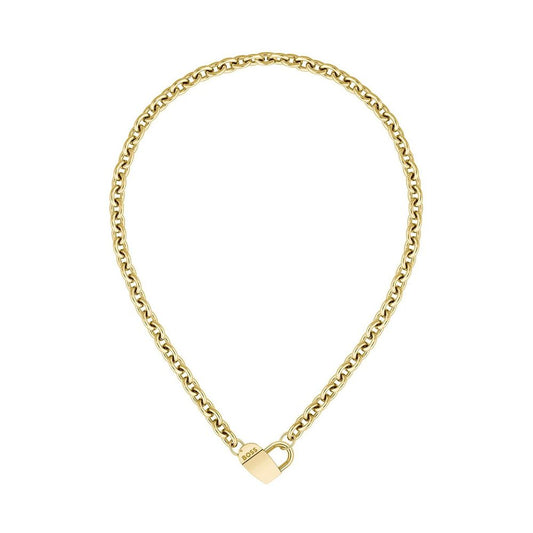 Hugo Boss Gold Stainless Steel Necklace
