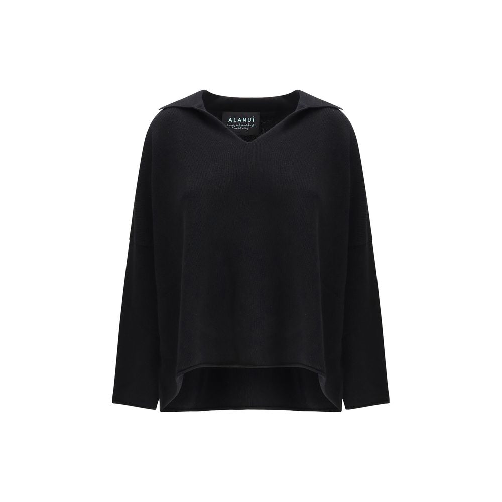 Alanui Black Cashmere Sweatshirt