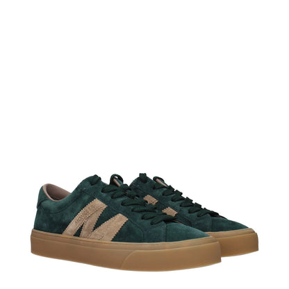 Moncler Green Leather Sneakers