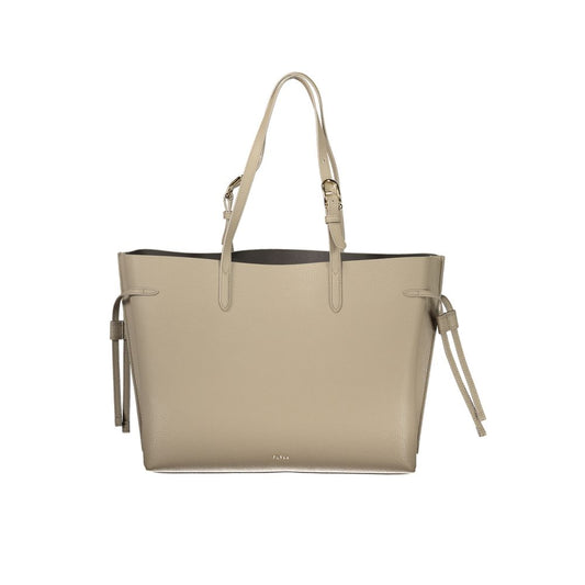 Furla Beige Leather Women Handbag