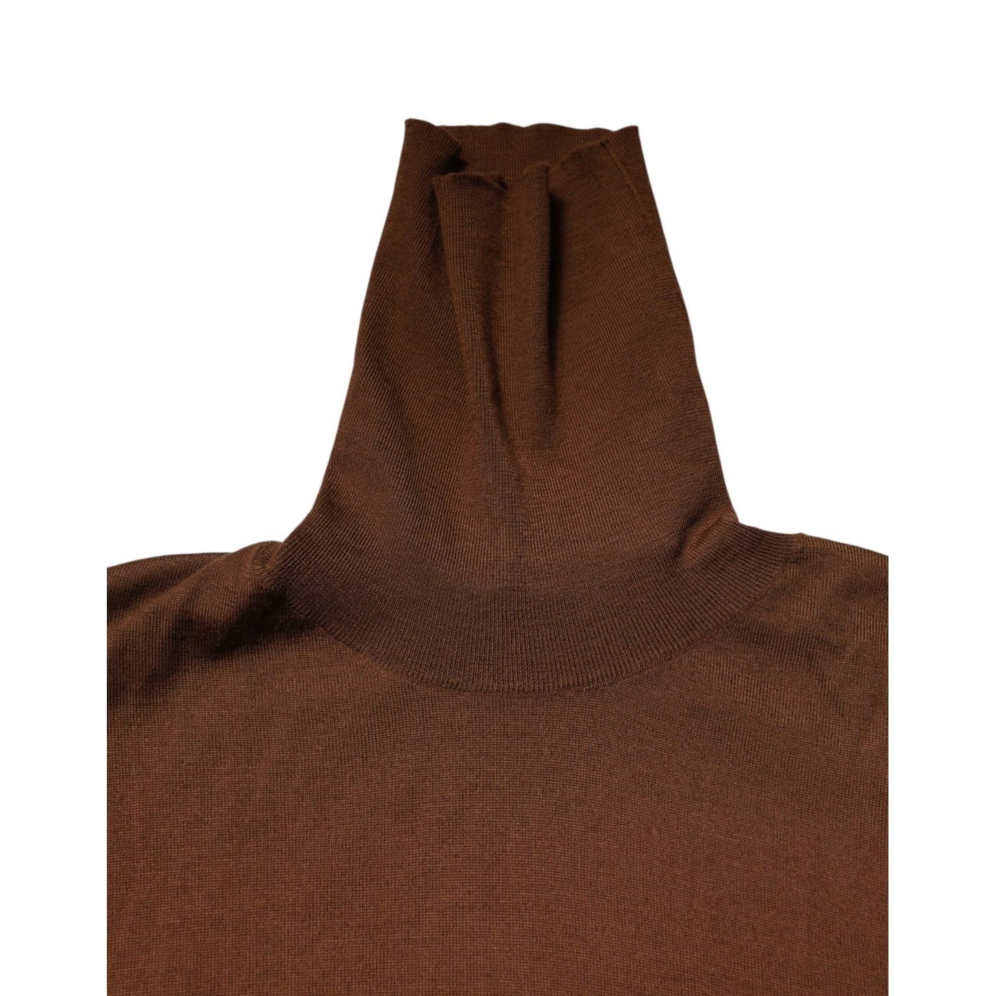 Dolce & Gabbana Brown Cashmere Turtle Neck Pullover Sweater 1728,67345645728,Brown,Cashmere - Sweaters - Clothing,Clothing,Dolce & Gabbana,IT50 | L,Long Sleeve - T-Shirts - Clothing,Material: 100%WS,Men,Preowned / Defect,Sweaters - Clothing,T-Shirts - Clo