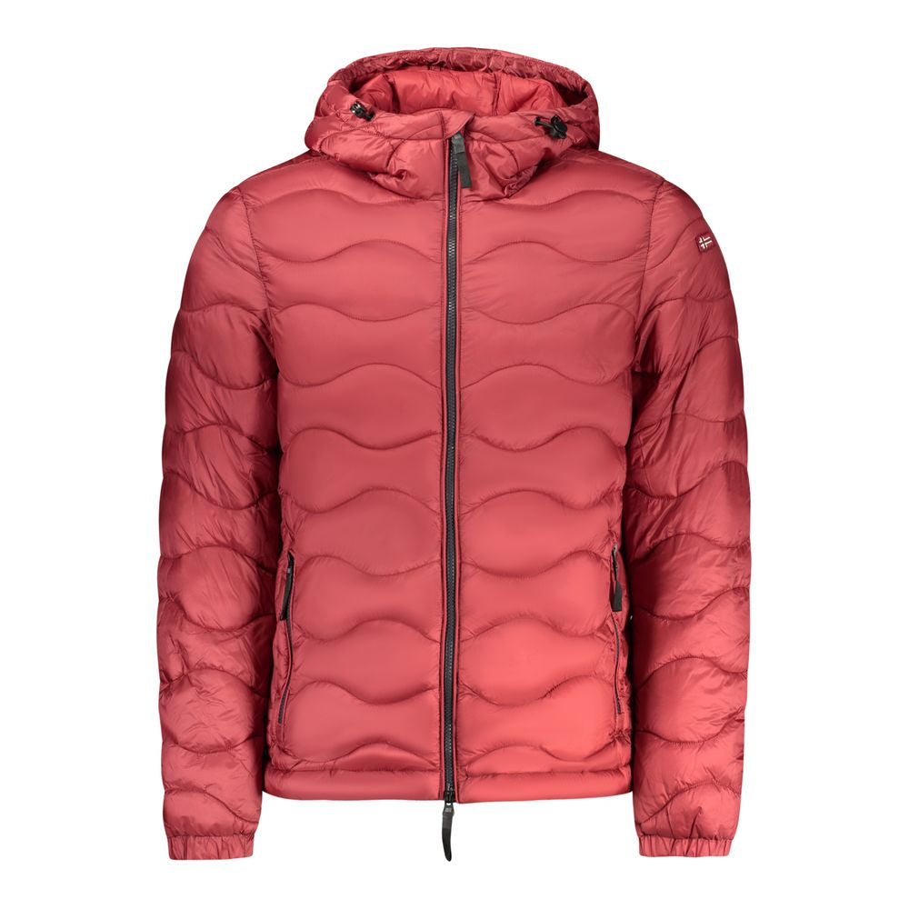 Norway 1963 Red Polyamide Men's Jacket