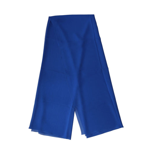 Dolce & Gabbana Blue Silk Stole Neck Wrap Shawl Men  Scarf