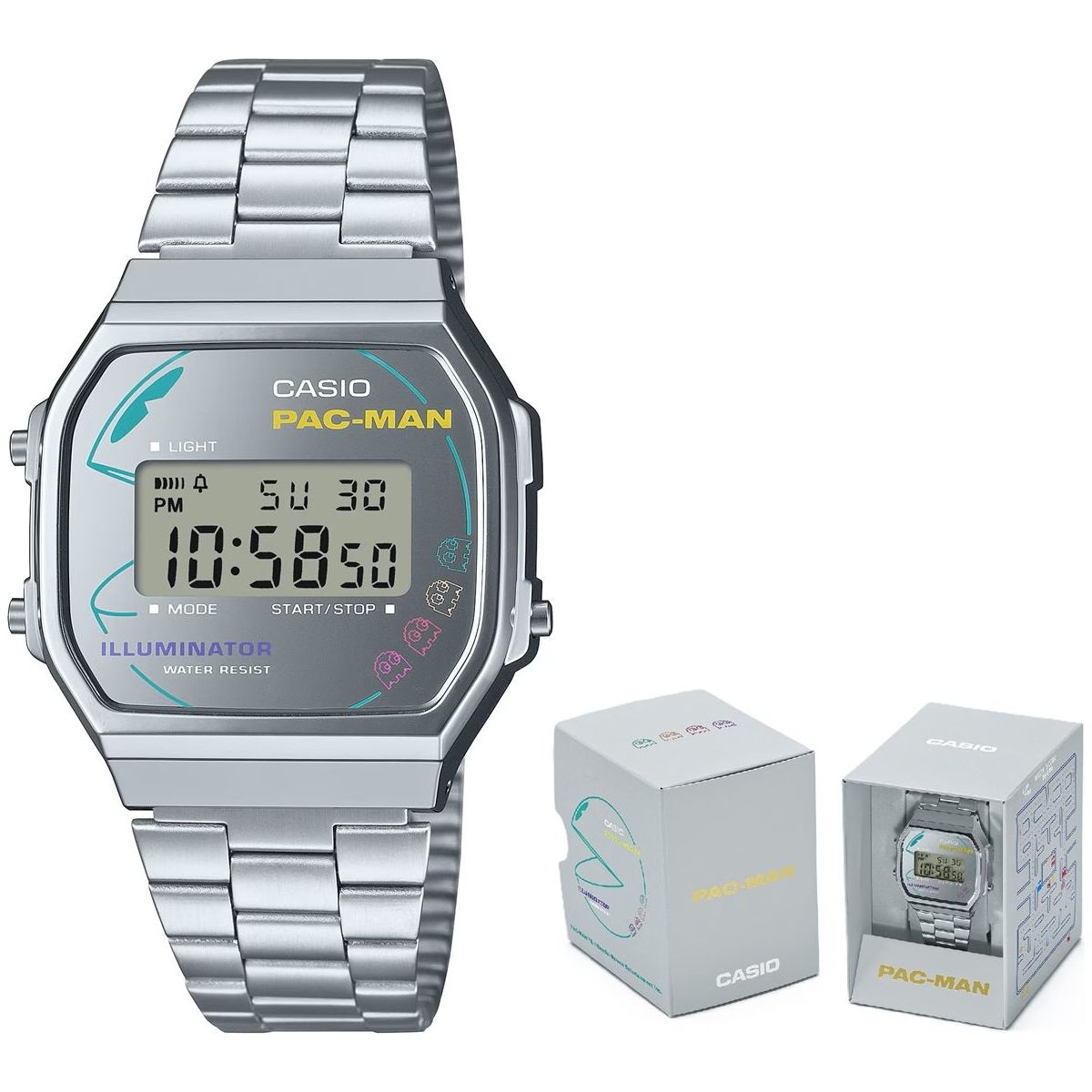 CASIO VINTAGE Mod. ICONIC - PAC-MAN Special Edt. A168WEPC-7AER
