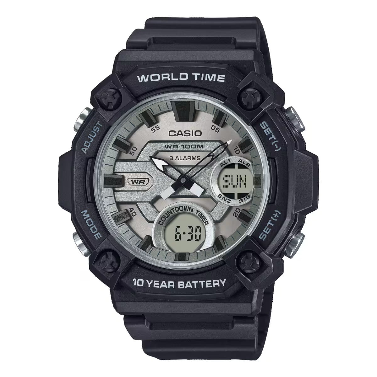 CASIO Mod. OVERSIZE 10 YEAR BATTERY