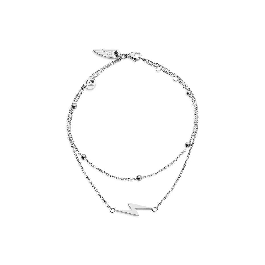 AN JEWELS JEWELRY Mod. AL.BANKLE04 silver bracelet with delicate charm design