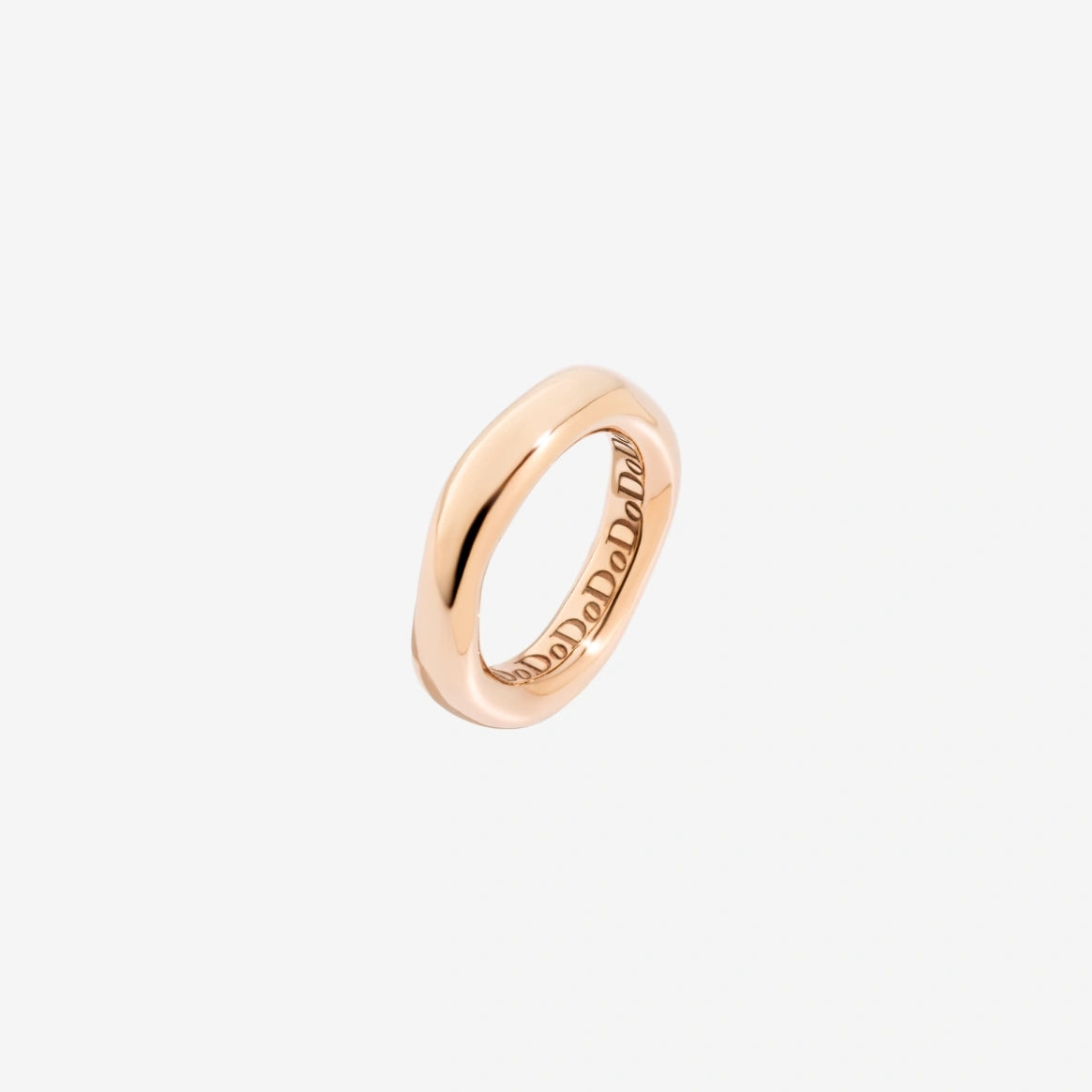 ANELLI DODO MOD. DAB6004IRREG0009R54 rose gold ring on white background