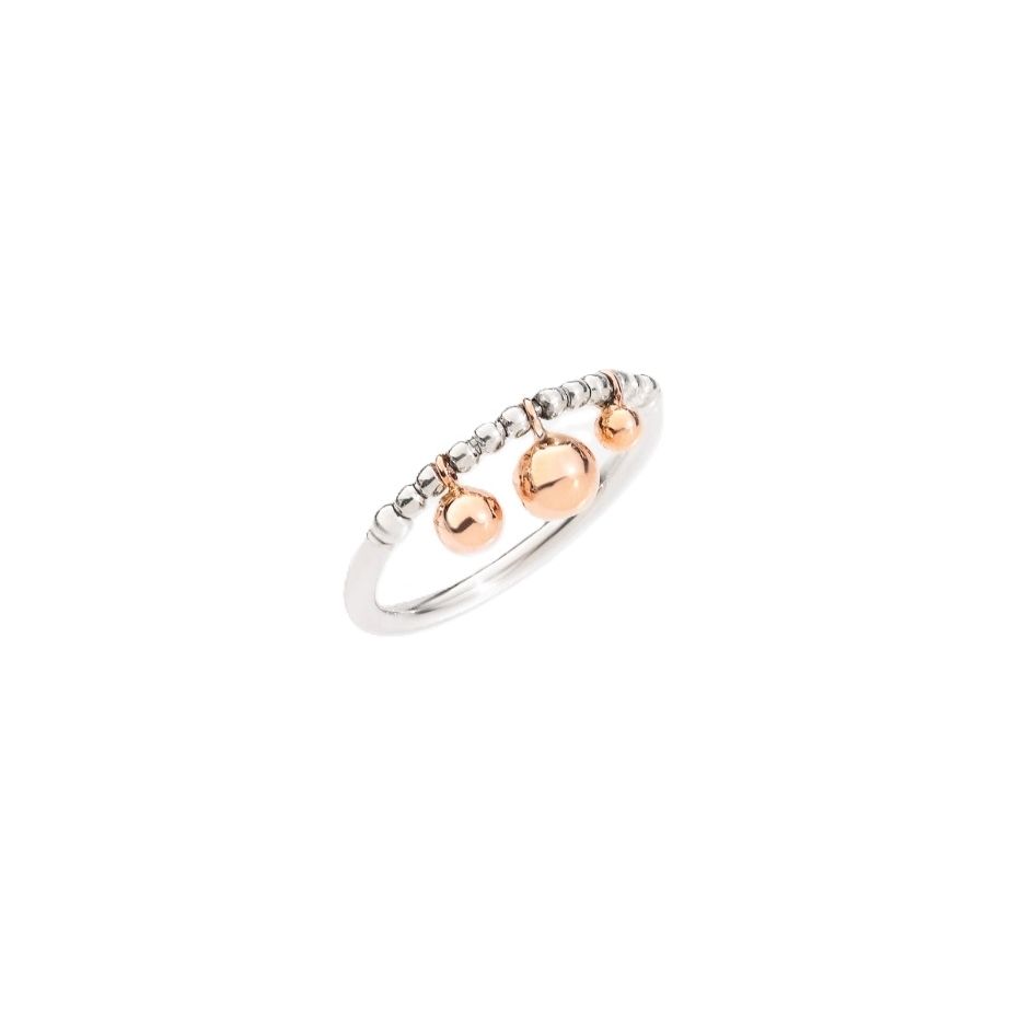 Modern stylish ANELLI DODO MOD. DAC0001BOLLI0009A50 ring featuring elegant gold and silver design, perfect accessory for any occasion.