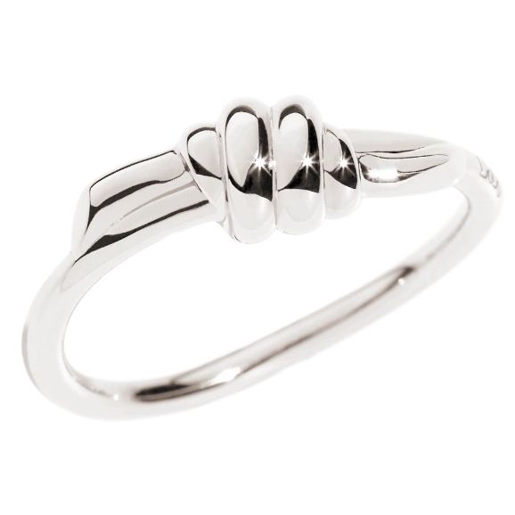 ANELLI DODO MOD. DAC0004KNOT0000AG55, elegant white gold ring with knot design, luxury jewelry accessory, perfect for fashion enthusiasts.