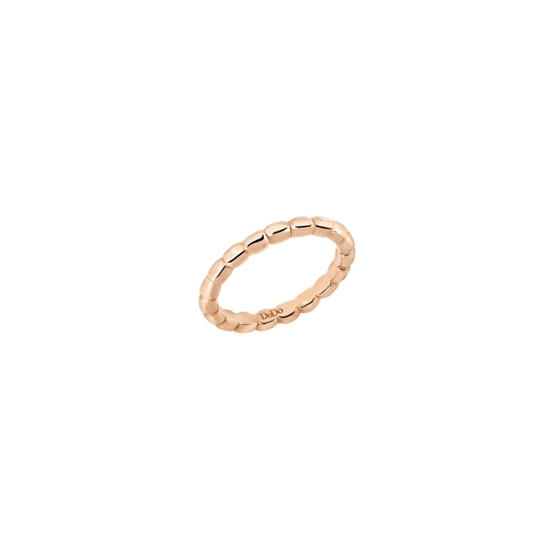 ANELLI DODO MOD. DAC3002GRANX0009R51 rose gold ring, elegant design with textured band.