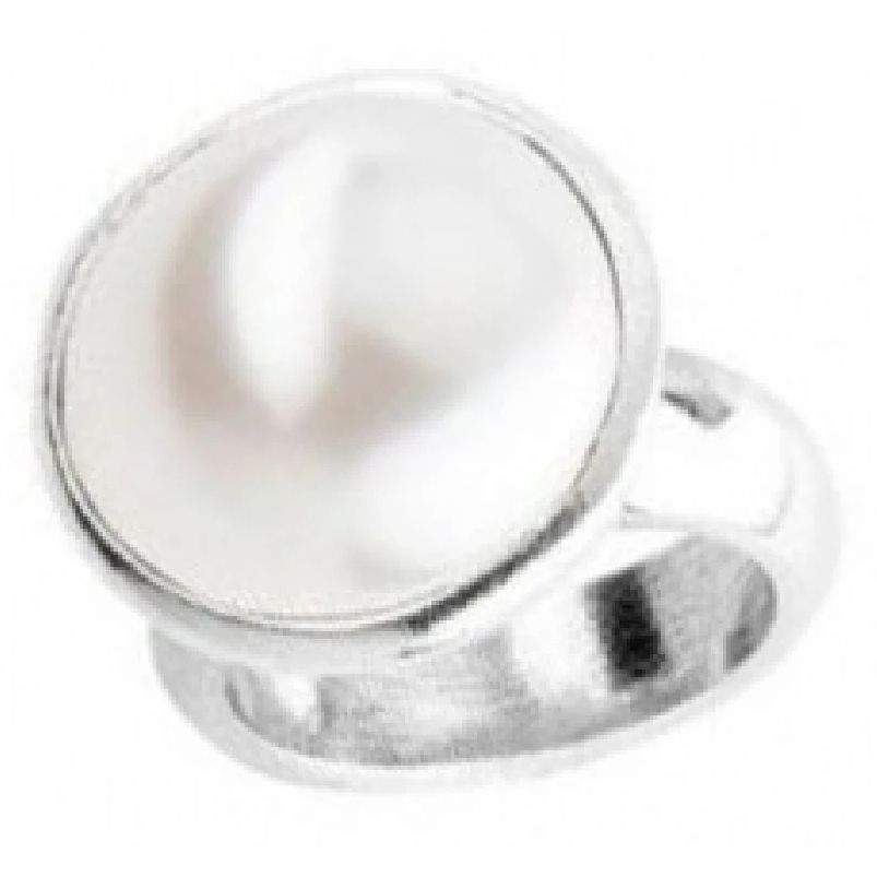 ANELLI UNO DE 50 MOD. UD_ANI0663BPLMTL15 silver ring with pearl detail