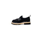 ASH Black Leather Platform