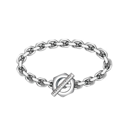 A|X ARMANI EXCHANGE JEWELS Mod. CLASSIC bracelet for gents in SS with official box packaging.