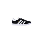 Adidas Black Polyethylene Sneaker GAZELLE BB5476 with three stripes and logo, durable polyurethane material, excellent grip.