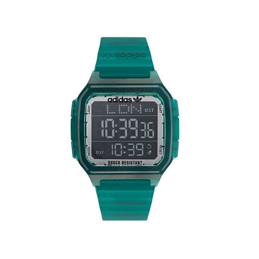 Adidas Green Resin Digital Watch
